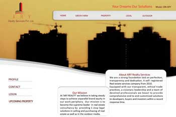 Website Design of Ary Realty