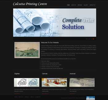 Website Design of Calcutta Printing Centre